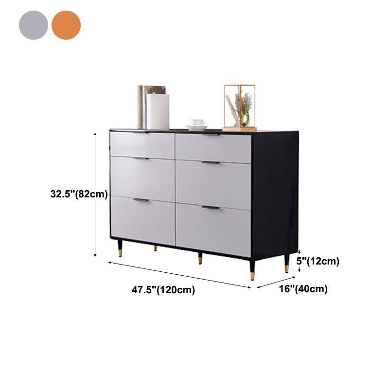 Modern Wood Credenza Simple Buffet Table with Drawer for Living Room Clearhalo 'buffet_sideboard' 'Buffets & Sideboards' 'furn' 'furn_buffet_sideboard' 'Furniture' 'furniture_buffet_sideboard' 'Kitchen & Dining Furniture' 1200x1200_be1e2645-548d-4afd-b31a-0e6de821adf4