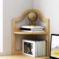Corner Book Shelf Vertical Modern Shelf Bookcase for Study Room