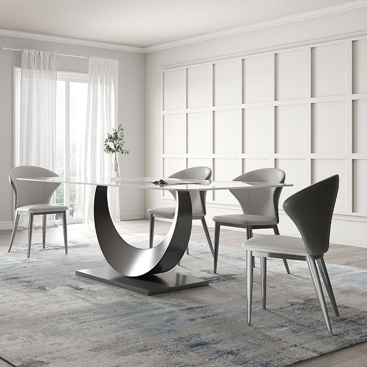 1/4/5/7/8 Pieces Modern Dining Room Set Rectangle Table Dining Set Clearhalo 'Dining Room Sets' 'Dining Tables & Seating' 'dining_room_set' 'furn' 'furn_dining_room_set' 'Furniture' 'furniture_dining_room_set' 'Kitchen & Dining Furniture' 1200x1200_be1ee9a3-6ff9-41a7-874b-8967fe09965f