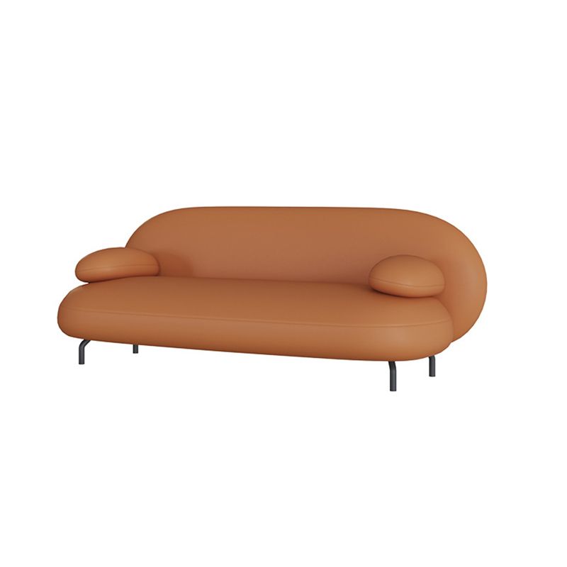 Contemporary Faux Leather Standard Settee Pillow Top Arm Tight Back Sofa Clearhalo 'furn' 'furn_sofas' 'Furniture' 'Living Room Furniture' 'Sofa' 'sofas' 1200x1200_be1f1129-40e6-4ba9-8cfd-c3b84bdc1da3