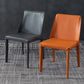 Modern Leather Dining Armless Chair Metal Dining Room Chairs for Home Use Clearhalo ' kitchen&dining_furn' 'Dining Chairs' 'Dining Tables & Seating' 'dining_chair' 'furn' 'furn_dining_chair' 'Furniture' 'furniture_dining_chair' 'Kitchen & Dining Furniture' 'kitchen' 1200x1200_be22b204-526a-4964-bc9a-cf7b8785ee58