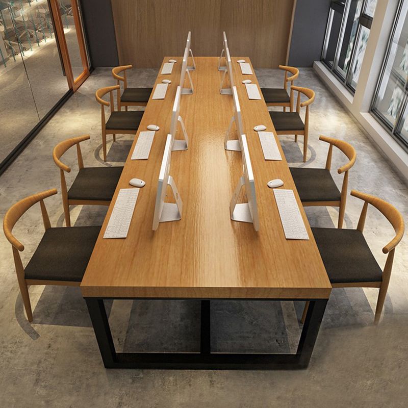 29.53 "H Desk Office Wood Wood Contemporáne de escritura de estilo contemporáneo para la oficina en casa