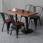 Industrial Dining Room Table Pine Solid Wood Table with Metal Base for Home Kitchen Dinner Clearhalo ' dining_table' 'Dining Tables & Seating' 'Dining Tables' 'furn' 'furn_dining_table' 'Furniture' 'furniture_dining_table' 'Kitchen & Dining Furniture' 'kitchen&dining_furn' 'kitchen' 'kitchen_dining_table' 1200x1200_be250b77-3907-455e-bcb6-0921b0ee5620