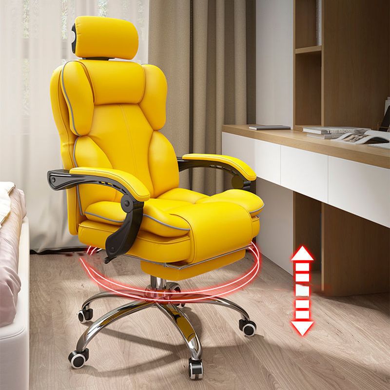 Sedia da gioco in pelle finta sedia a casa moderna con armi imbottite