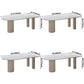 Metal Modern Free Form Dining Table Marble Top Table for Dining Room and Kitchen Clearhalo ' dining_table' 'Dining Tables & Seating' 'Dining Tables' 'furn' 'furn_dining_table' 'Furniture' 'furniture_dining_table' 'Kitchen & Dining Furniture' 'kitchen&dining_furn' 'kitchen' 'kitchen_dining_table' 1200x1200_be26c5b4-07d8-4df6-b27f-b0ca98cf84af
