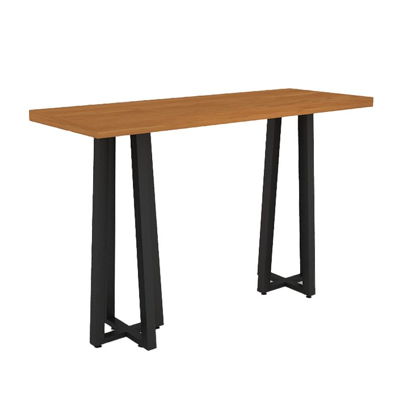 Modern Rectangular Pub Table Set 1/2/3 Pieces Wooden Counter Table with Backless Stools Clearhalo 'Bar Furniture' 'furn' 'furn_home_bar_bar_sets' 'Furniture' 'Home Bars & Bar Sets' 'home_bar_bar_sets' 'Kitchen & Dining Furniture' 1200x1200_be275098-bd19-48c3-b953-4367c66c64d0