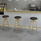 Industrial Armless Liftable Counter Stool Iron Cafe Bar Stool with Pedal