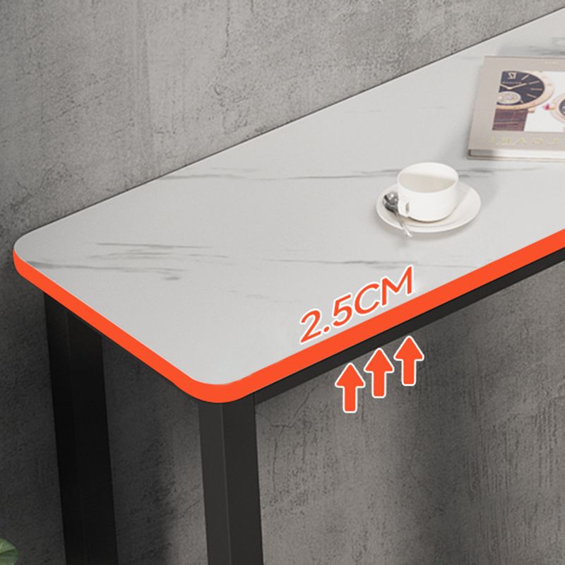 Rectangle Counter Height Pub Set 1/3/4/5/6/7 Pcs Iron Frame Bar Table and Stools Clearhalo 'Bar Furniture' 'furn' 'furn_home_bar_bar_sets' 'Furniture' 'Home Bars & Bar Sets' 'home_bar_bar_sets' 'Kitchen & Dining Furniture' 1200x1200_be27e1cd-dd49-4572-93fd-c75588c717d8