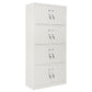 White Hinged Wardrobe Cabinet Contemporary Steel Wardrobe Armoire Clearhalo 'Armoires & Wardrobes' 'armoires_wardrobes' 'Bedroom Furniture' 'furn' 'furn_armoires_wardrobes' 'Furniture' 1200x1200_be29c060-8392-4201-b25c-c490d705a54c
