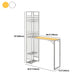 Glam opklapbare bartafelset 1/2-delige bartafel en barkrukken met metalen frame