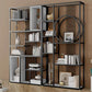 Etagere eigentijdse boekenplank open metalen bookkast met planken met planken