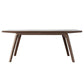 Rectangle Table Medieval Modern Sintered Stone Top Dining Table with Wooden Base Clearhalo 'Dining Tables & Seating' 'Dining Tables' 'dining_table' 'furn' 'furn_dining_table' 'Furniture' 'Kitchen & Dining Furniture' 1200x1200_be2bdeb1-047b-4381-8bdc-f9e811ce7b6c