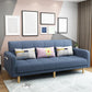 Biscuit Back Square Arm Modern Sleeper with Foldable Convertible Sleeper Clearhalo 'furn' 'furn_sofas' 'Furniture' 'furniture_sofas' 'kitchen' 'kitchen_sofas' 'Living Room Furniture' 'Sofa' 'sofas' 1200x1200_be2e6fea-c853-4e0e-aead-de87e7b539b1