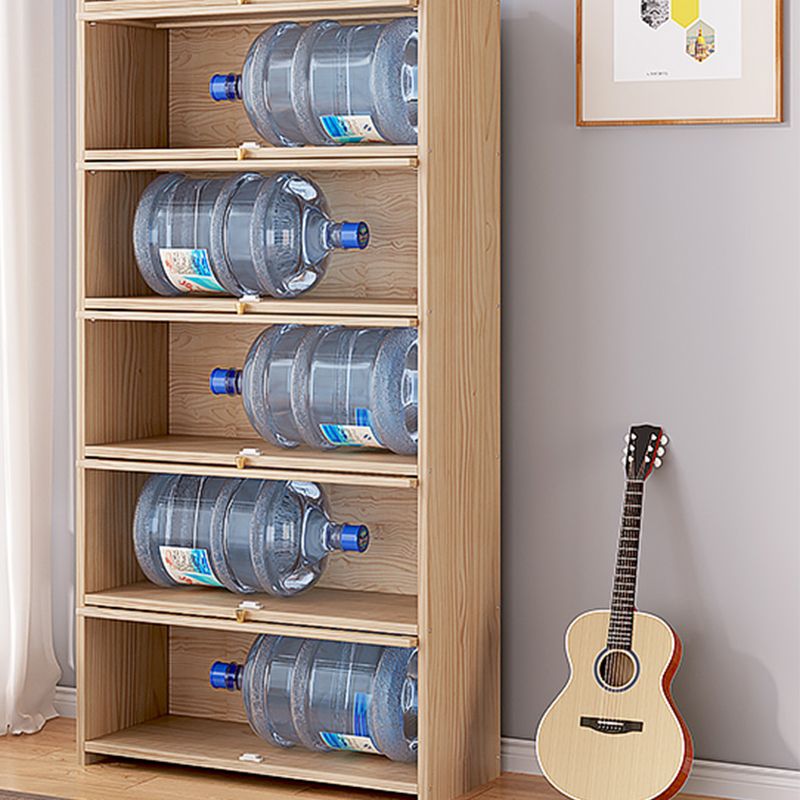Contemporary Solid Wood Accent Cabinet Rectangle Storage Cabinet with Glass Top Clearhalo 'Cabinets & Chests' 'cabinets_chests' 'furn' 'furn_cabinets_chests' 'Furniture' 'Living Room Furniture' 1200x1200_be308558-6868-4245-9189-d485f9c272c3