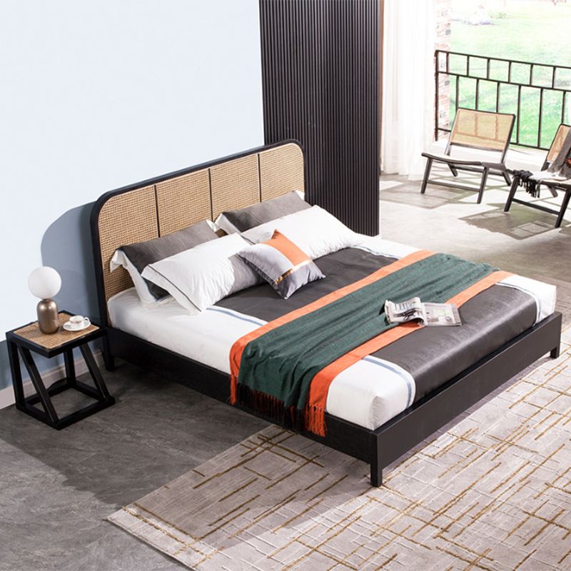 Framone di cenere tropicale cenere di cenere espresso espresso pannello testiera con materasso