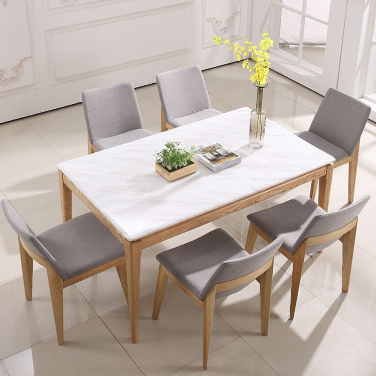 Contemporary Style Dining Chairs Kitchen Dining Wooden Armless Side Chair Clearhalo ' kitchen&dining_furn' 'Dining Chairs' 'Dining Tables & Seating' 'dining_chair' 'furn' 'furn_dining_chair' 'Furniture' 'furniture_dining_chair' 'Kitchen & Dining Furniture' 'kitchen' 1200x1200_be33f82e-9628-46f4-8482-69b8c53c19f3