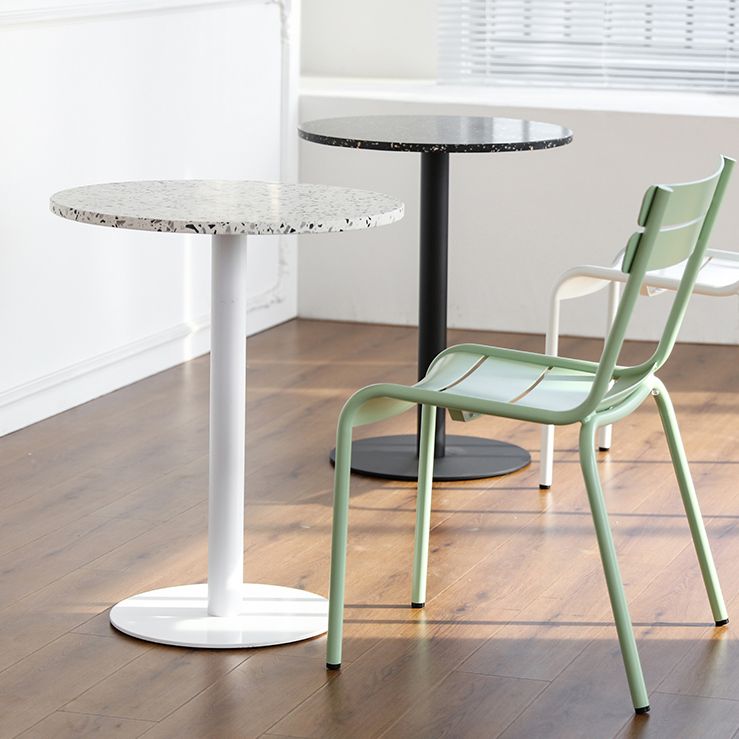 Industrial Style Dining Table Stone Pedestal Dining Site Table for Dining Room Clearhalo ' dining_table' 'Dining Tables & Seating' 'Dining Tables' 'furn' 'furn_dining_table' 'Furniture' 'furniture_dining_table' 'Kitchen & Dining Furniture' 'kitchen&dining_furn' 'kitchen' 'kitchen_dining_table' 1200x1200_be359c33-66f1-4476-97d0-7c2b1bb6c21d