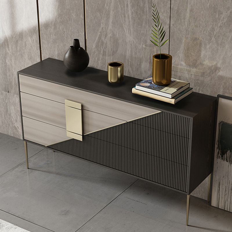Glam Horizontal Storage Chest with Soft-Close Drawers for Home Clearhalo 'Bedroom Furniture' 'Dressers & Chests' 'dressers_chests' 'furn' 'furn_dressers_chests' 'Furniture' 1200x1200_be37daf6-a427-4bf6-b929-1eba8b24ea15