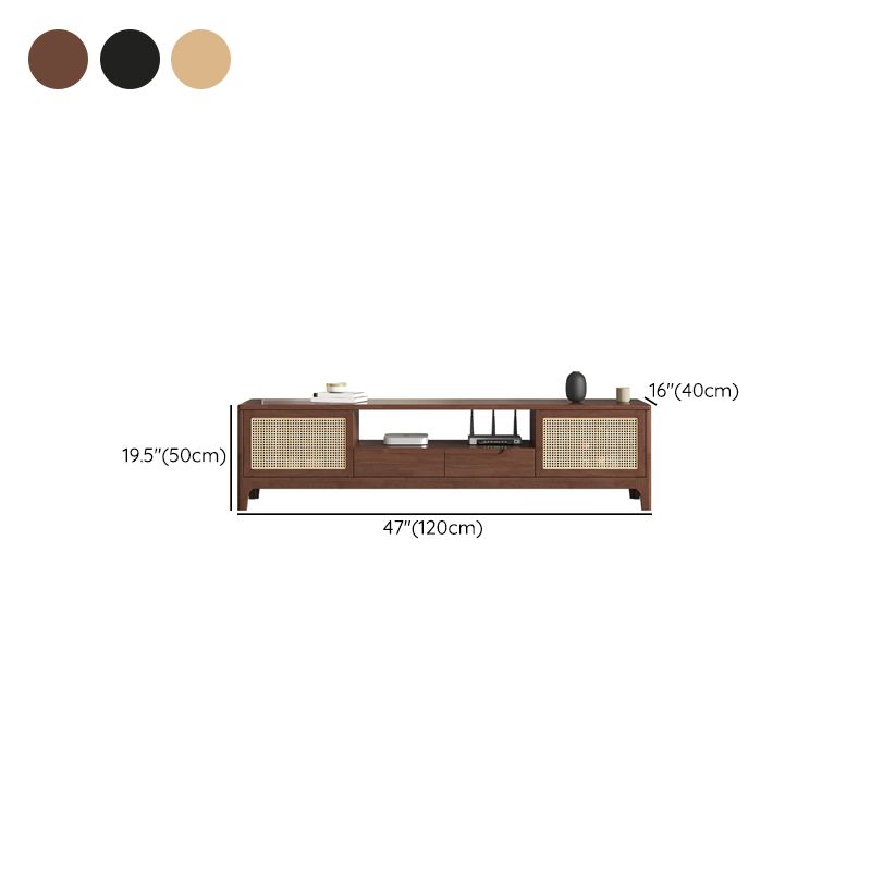 Solid Wood TV Media Console Contemporary TV Console with Drawers Clearhalo 'furn' 'furn_tv_stands_entertainment_centers' 'Furniture' 'Living Room Furniture' 'TV Stands & Entertainment Centers' 'TV Stands & Media Storage Furniture' 'tv_stands_entertainment_centers' 1200x1200_be38d74d-cb48-4eb0-9a77-79ba396eb421