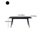 Stone Top Dining Table Industrial Rectangle Table with 4 Legs Clearhalo 'Dining Tables & Seating' 'Dining Tables' 'dining_table' 'furn' 'furn_dining_table' 'Furniture' 'furniture_dining_table' 'Kitchen & Dining Furniture' 'kitchen' 'kitchen_dining_table' 1200x1200_be3aab57-f135-45cb-be1d-20c3ac759ab5