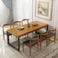 Metal Industrial Dining Table Pine Wood Top Table for Kitchen and Dining Room Clearhalo ' dining_table' 'Dining Tables & Seating' 'Dining Tables' 'furn' 'furn_dining_table' 'Furniture' 'furniture_dining_table' 'Kitchen & Dining Furniture' 'kitchen&dining_furn' 'kitchen' 'kitchen_dining_table' 1200x1200_be3b5188-c64f-4957-8e6d-102252d7fae1