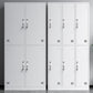 Contemporary Style Metal Wardrobe White Colour Wardrobe Closet for Home Clearhalo 'Armoires & Wardrobes' 'armoires_wardrobes' 'Bedroom Furniture' 'furn' 'furn_armoires_wardrobes' 'Furniture' 1200x1200_be3c3b48-81a0-49f6-ac04-04b388191d28