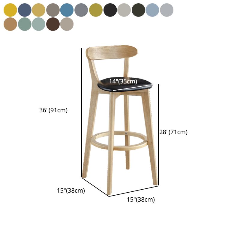 Scandinavian Matte Finish Upholstered Bar Stools Living Room Footrest Stool Clearhalo 'Bar Furniture' 'Bar Stools' 'bar_stools' 'furn' 'furn_bar_stools' 'Furniture' 'furniture_bar_stools' 'Kitchen & Dining Furniture' 1200x1200_be3c94cb-c268-47ea-ae45-657cb880fdff