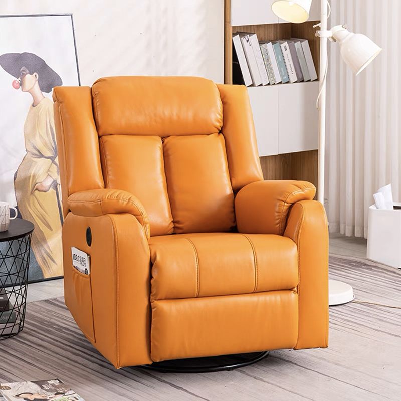 Base girevole a Wingback Contemporary Base girevole Base-Push di colori a colori solidi interni