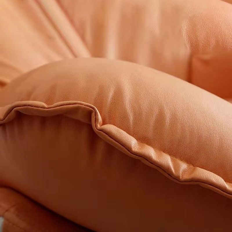 Chaise à bascule contemporaine tissu rembourré de chaise à bascule bébé à bascule en métal tufted chaise de bébé