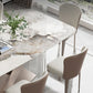 Rectangle Traditional Luxury Dining Table Grey Sintered Stone Table with Pedestal Base Clearhalo ' dining_table' 'Dining Tables & Seating' 'Dining Tables' 'furn' 'furn_dining_table' 'Furniture' 'furniture_dining_table' 'Kitchen & Dining Furniture' 'kitchen&dining_furn' 'kitchen' 'kitchen_dining_table' 1200x1200_be3fcd41-cec6-4ae4-a956-565b57ce2959