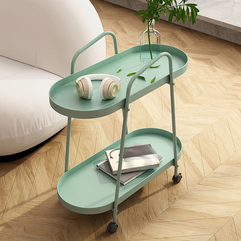 Scandinavian Iron Etagere Bookshelf with Caster Wheels,23.6"L x 11"W x 25.2"H Clearhalo 'Bookcases' 'furn' 'furn_bookcases' 'Furniture' 'furniture_bookcases' 'Office Furniture' 1200x1200_be424482-2d68-4ac1-b3b9-89c2beade8ee