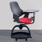 Silla de conferencia no angustiante moderna de plástico con silla de ruedas giratorias