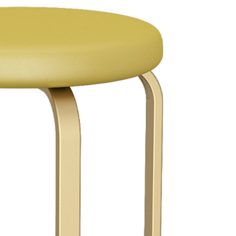 Modern Round Standard Solid Color Water Resistant Standard for Home Decor Clearhalo 'furn' 'furn_ottomans_poufs' 'Furniture' 'Living Room Furniture' 'Ottomans & Poufs' 'ottomans_poufs' 1200x1200_be47dbc1-893d-471a-b7dd-f3f57f7c9a33