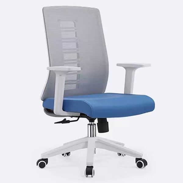 Contemporary Arm Chair Adjustable Seat Height Fixed Arms Office Chair Clearhalo 'furn' 'furn_office_chair' 'Furniture' 'Office Chairs' 'Office Furniture' 'office_chair' 1200x1200_be48a87c-d21b-4c5a-a38b-f07a2b2ddd49