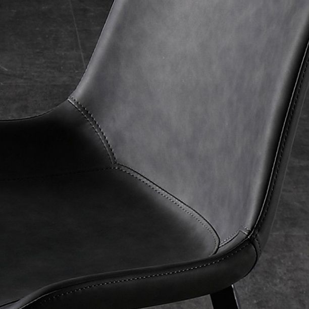 Contemporary Style Dining Chair Armless Kitchen Side Chairs with Metal Legs Clearhalo ' kitchen&dining_furn' 'Dining Chairs' 'Dining Tables & Seating' 'dining_chair' 'furn' 'furn_dining_chair' 'Furniture' 'furniture_dining_chair' 'Kitchen & Dining Furniture' 'kitchen' 1200x1200_be4ee840-c940-47e9-9792-ae523bc8a23a