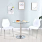 Modern Style Glass Kitchen Dining Table Round Table with Tulip Base for Home Use Clearhalo ' dining_table' 'Dining Tables & Seating' 'Dining Tables' 'furn' 'furn_dining_table' 'Furniture' 'furniture_dining_table' 'Kitchen & Dining Furniture' 'kitchen&dining_furn' 'kitchen' 'kitchen_dining_table' 1200x1200_be4ee98c-fa2d-4ee0-94fd-f362d039127d