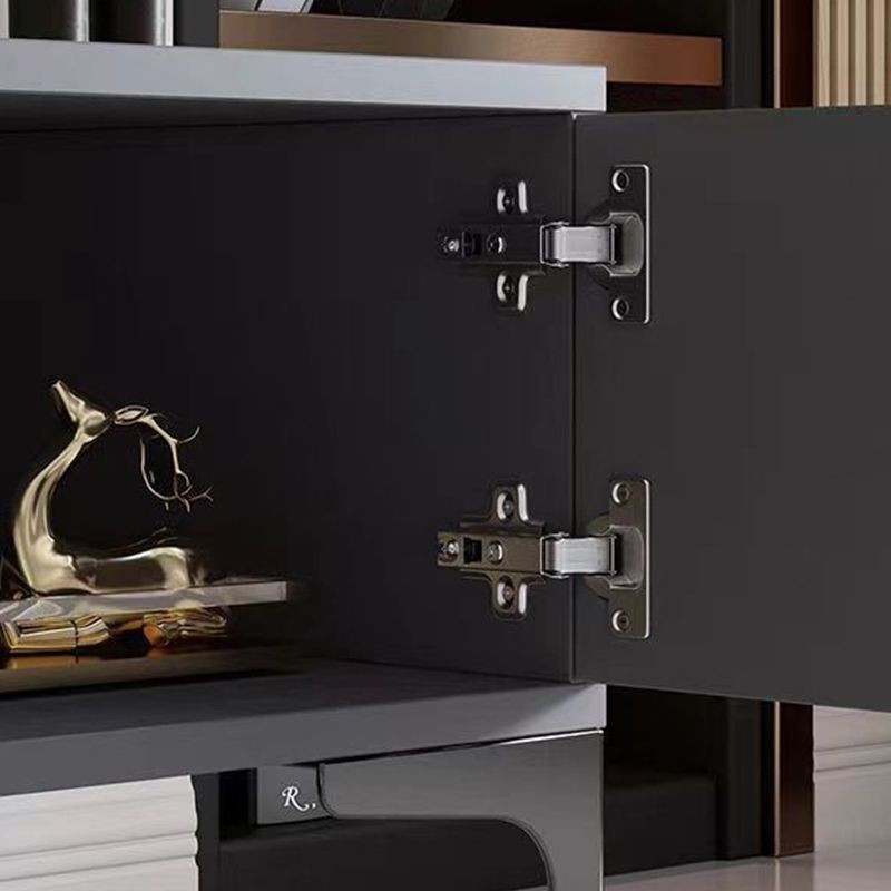 Faux Wood TV Media Stand Contemporary TV Console for Living Room Clearhalo 'furn' 'furn_tv_stands_entertainment_centers' 'Furniture' 'Living Room Furniture' 'TV Stands & Entertainment Centers' 'TV Stands & Media Storage Furniture' 'tv_stands_entertainment_centers' 1200x1200_be4f3196-5905-4fc1-a249-29d4a8665975