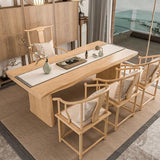 Modern Wood Dining Table Set 1/5 Pieces Dining Set for Home Use Clearhalo 'Dining Room Sets' 'Dining Tables & Seating' 'dining_room_set' 'furn' 'furn_dining_room_set' 'Furniture' 'Kitchen & Dining Furniture' 1200x1200_be511561-f144-4e46-b6db-5c6957d41369