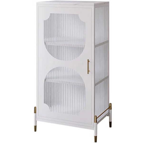 Glass Door Iron Sideboard Modern Server Cabinet with Storage for Living Room Clearhalo 'buffet_sideboard' 'Buffets & Sideboards' 'furn' 'furn_buffet_sideboard' 'Furniture' 'furniture_buffet_sideboard' 'Kitchen & Dining Furniture' 1200x1200_be564d6e-cef5-439d-9c62-0e7a242be336