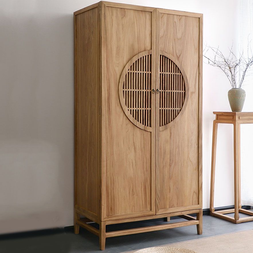 Armoire de style moderne armoire à rail armoire de garde-robe en bois armoire