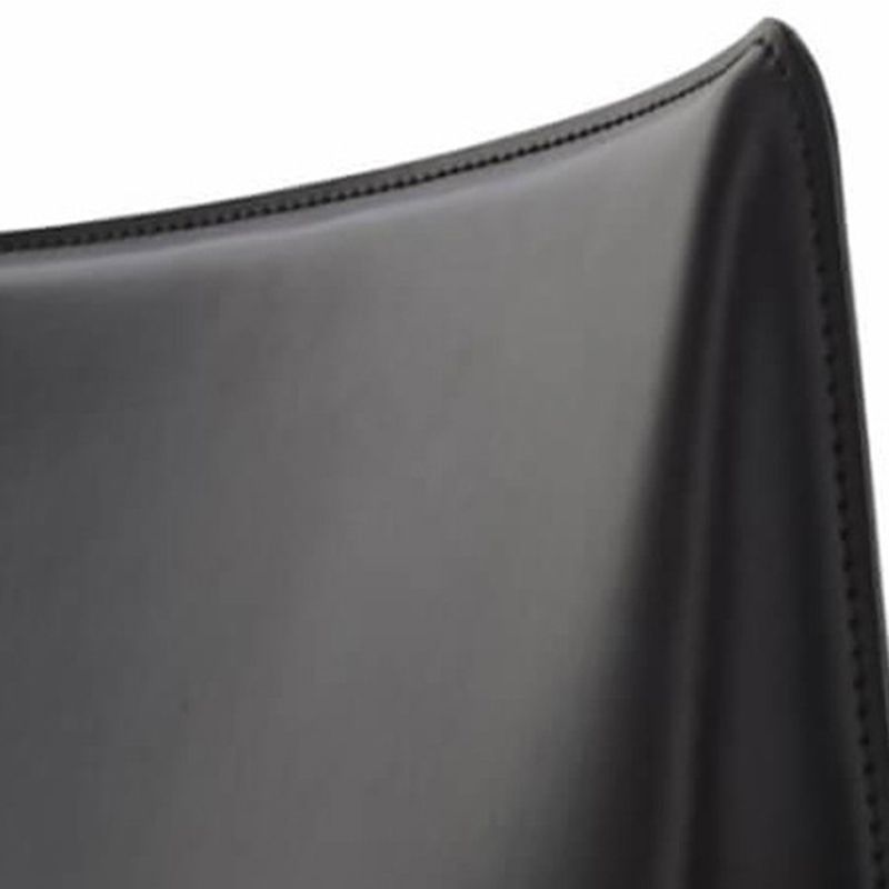 Chaise d'appoint moderne et Simple, en Faux cuir, sans accoudoirs, pour salle à manger, chambre à coucher