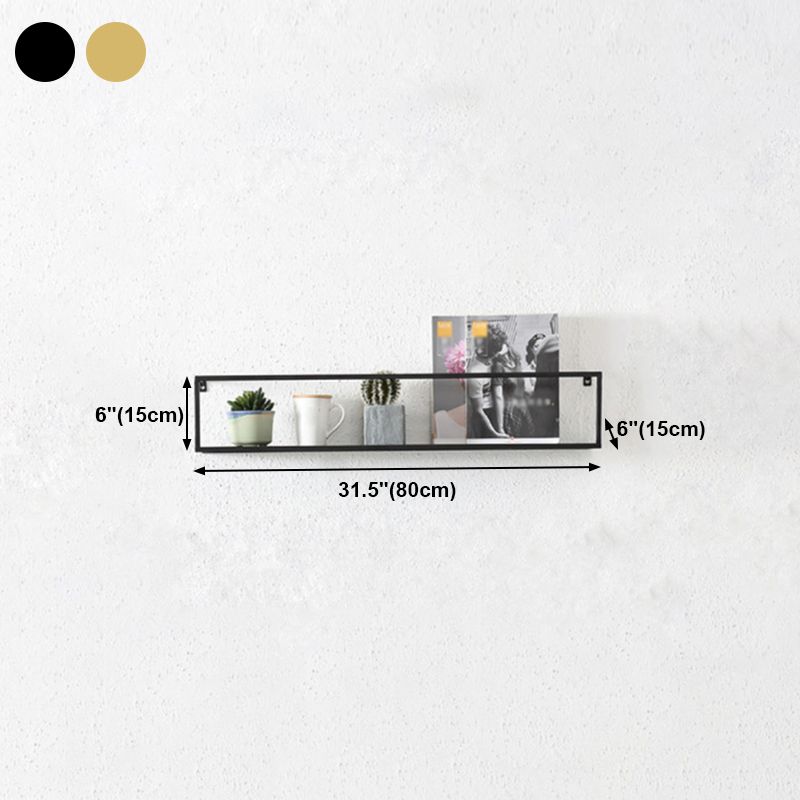 Industrial Style Metal Bookcase Wall Mounted Rectangular Shelves Clearhalo 'Bookcases' 'furn' 'furn_bookcases' 'Furniture' 'furniture_bookcases' 'kitchen' 'kitchen_bookcases' 'Living Room Furniture' 'Office Furniture' 1200x1200_be5788cd-e3f9-4794-98cf-7c00cbbabe72