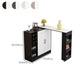 Rectangle Counter Height Table Modern Bar Dining Table with Shelves Clearhalo 'Bar Furniture' 'Bar Tables' 'bar_tables' 'furn' 'furn_bar_tables' 'Furniture' 'Kitchen & Dining Furniture' 1200x1200_be57c6e7-8994-42b5-b491-bd63dc91f9bd