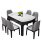 4 Legs Contemporary Dining Room Table Solid Wood Dining Site Table Clearhalo 'Dining Tables & Seating' 'Dining Tables' 'dining_table' 'furn' 'furn_dining_table' 'Furniture' 'Kitchen & Dining Furniture' 1200x1200_be590e92-6d72-4054-859f-e69775b0467b