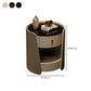 1 Drawer Glam Accent Table Nightstand Antique Finish Nightstand Clearhalo 'Bedroom Furniture' 'furn' 'furn_night_stand' 'Furniture' 'night_stand' 'Nightstands' 1200x1200_be5c3bb6-87d0-4159-a93c-17d433ab92de