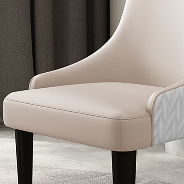 Eigentijdse stoelen stoelen arm eetstoelen met houten benen voor keuken