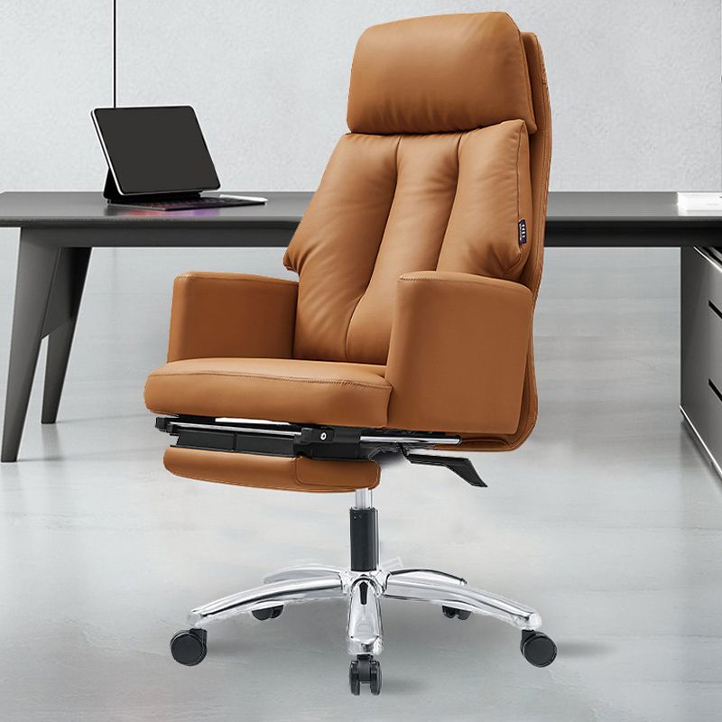 Metal Frame Contemporary Office Chair Executive Executive Ergonomic Computer Chair