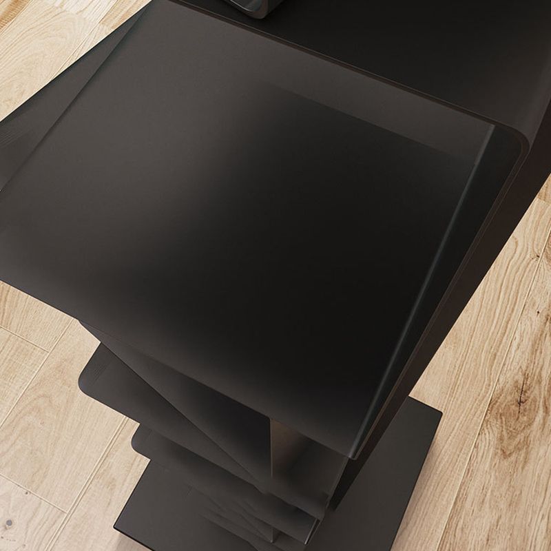 Estante de libro de espalda cerrada estantes de estantería de metal contemporánea incluidos verticales