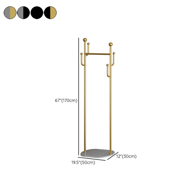 Gorgeous Metal Coat Hanger Plain Basket Storage Coat Rack with Coat Hooks Clearhalo 'Entry & Mudroom Furniture' 'furn' 'furn_hall_tree_coat_racks' 'Furniture' 'Hall Trees & Coat Racks' 'hall_tree_coat_racks' 1200x1200_be5d3f20-84cc-49fd-9778-d460eb0ae831