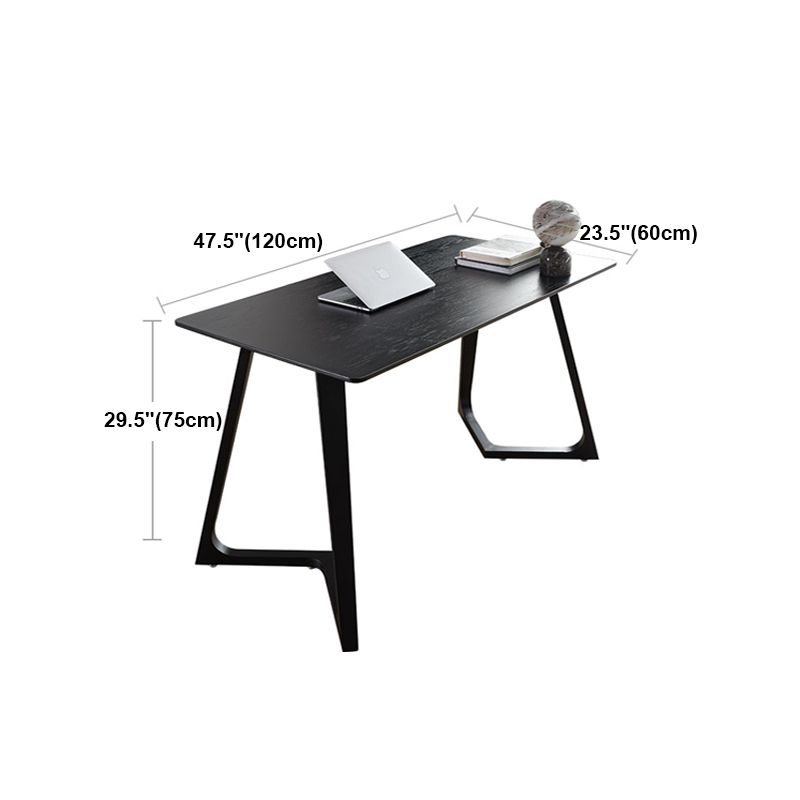 Solid Wood Contemporary Rectangle Dining Table Wood Top Indoor Table with Sled Base Clearhalo ' dining_table' 'Dining Tables & Seating' 'Dining Tables' 'furn' 'furn_dining_table' 'Furniture' 'furniture_dining_table' 'Kitchen & Dining Furniture' 'kitchen&dining_furn' 'kitchen' 'kitchen_dining_table' 1200x1200_be5df821-8738-4c5e-81aa-d8e63162fb28